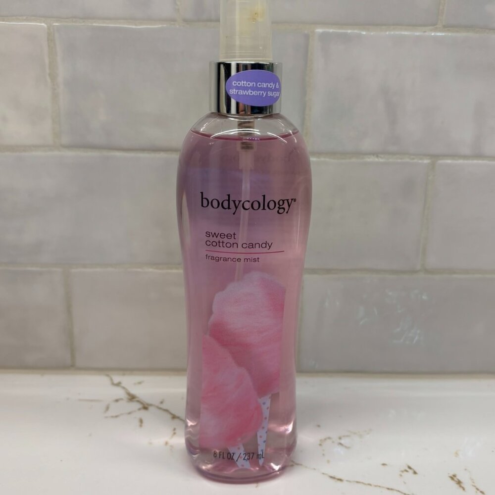 Bodycology SWEET COTTON CANDY & STRAWBERRY SUGAR Fragrance Mist Body Spray 8 oz